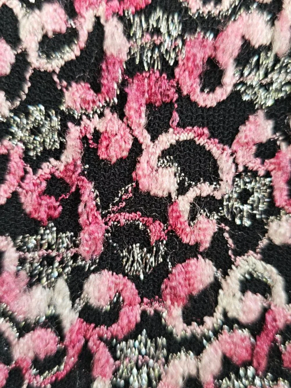VINTAGE Anxiety Cafe Embroidered Top